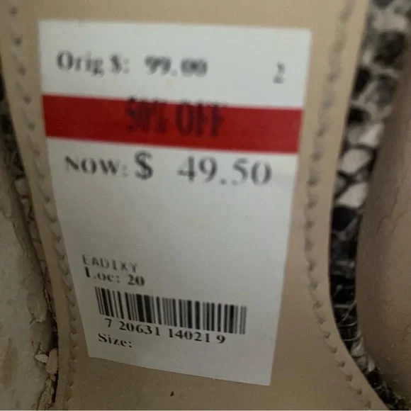 Enzo Angiolini Gray and Black Stiletto Heels - Picture 6 of 7